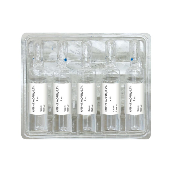 Натрия хлорид растворитель для приготовления лекарственных форм для инъекций 0.9% x 10мл №10 фото в интернет-аптеке "Фармсервис"