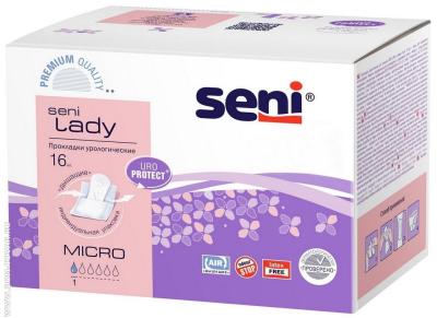 Прокладки урологические Seni Lady Micro №16 фото в интернет-аптеке "Фармсервис"