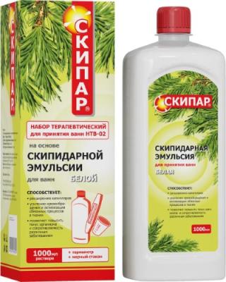 Набор косметический СКИПАР терапевтический эмульсия скипидарная белая 500мл для ванн НТВ-02 фото в интернет-аптеке "Фармсервис"