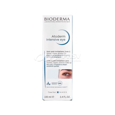 BIODERMA АТОДЕРМ интенсивный уход за областью вокруг глаз 3-в-1 100мл фото в интернет-аптеке "Фармсервис"