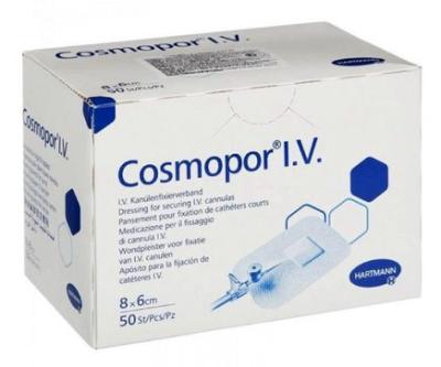 Повязка Cosmopor I.V. стерильная для фиксации катетера 6см х 8см №50 фото в интернет-аптеке "Фармсервис"