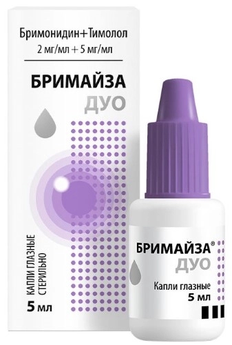 Бримайза Дуо капли глазные 2мг/мл+5мг/мл x 5мл №1 фото в интернет-аптеке "Фармсервис" Бримайза Дуо капли глазные 2мг/мл+5мг/мл x 5мл №1 фото в интернет-аптеке "Фармсервис"
