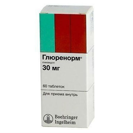 Глюренорм таблетки 30мг №60 фото в интернет-аптеке "Фармсервис" Глюренорм таблетки 30мг №60 фото в интернет-аптеке "Фармсервис"