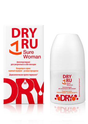 Дезодорант ДРАЙ РУ ШУЭ ВУМАН антиперспирант для уверенных в себе женщин ролл-он 50мл