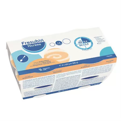 Фрезубин Йогурт со вкусом абрикоса и персика 125г №4 (стакан)