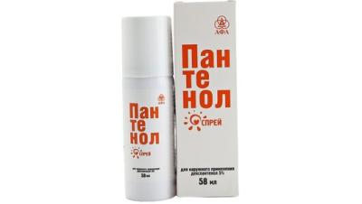 Пантенол-спрей аэрозоль 5% 58г Пантенол-спрей аэрозоль 5% 58г
