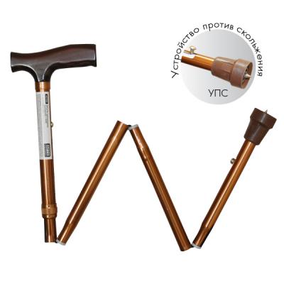 Трость одноопорная складная с УПС KJT923 фото в интернет-аптеке "Фармсервис"