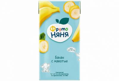Нектар ФРУТОНЯНЯ банановый с мякотью 500мл