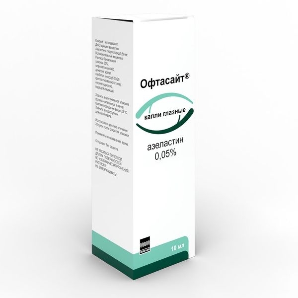 Офтасайт капли глазные 0.05% x 10мл №1 фото в интернет-аптеке "Фармсервис" Офтасайт капли глазные 0.05% x 10мл №1 фото в интернет-аптеке "Фармсервис"