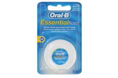 Зубная нить ORAL-B Essential Floss 50мл вощеная мятная