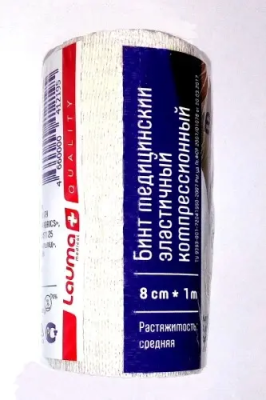 Бинт Baltic Medical эластичный медицинский СР 1м х 8см