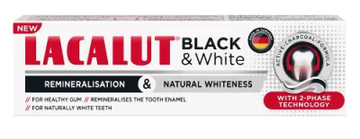 Зубная паста Лакалют Black&White 75мл