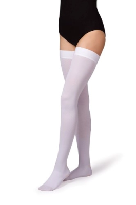 Чулки компрессионные противоэмболические 2 класс компрессии (22-32мм) с силиконовой резинкой B.Well Rehab JW-224