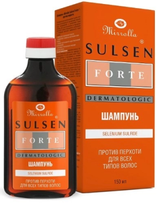 Сульсен форте шампунь сульсеновый против перхоти 2% 150мл фото в интернет-аптеке "Фармсервис"