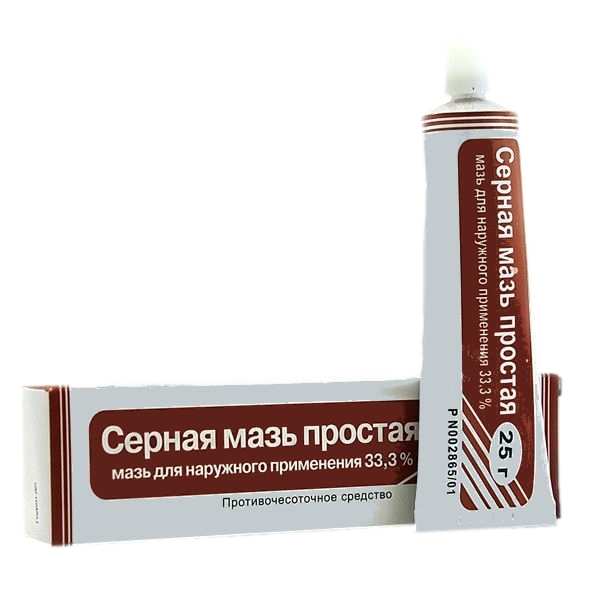 Серная мазь простая мазь для наружного применения 33.3% x 25г №1 фото в интернет-аптеке "Фармсервис" Серная мазь простая мазь для наружного применения 33.3% x 25г №1 фото в интернет-аптеке "Фармсервис"