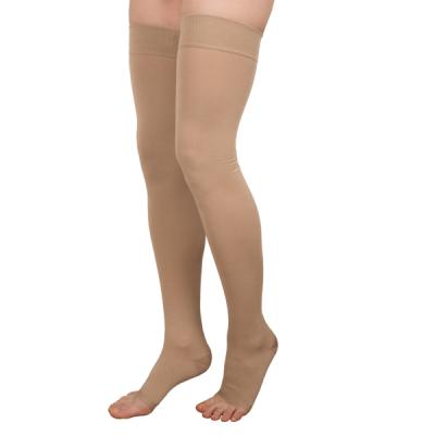 Чулки компрессионные до бедра (вид-2) 2-класс кругловязанный без мыска  фото в интернет-аптеке "Фармсервис"