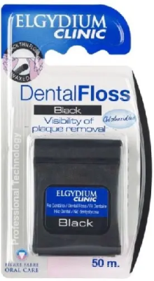 Зубная нить ЭЛЬГИДИУМ черная 50м Зубная нить ЭЛЬГИДИУМ черная 50м