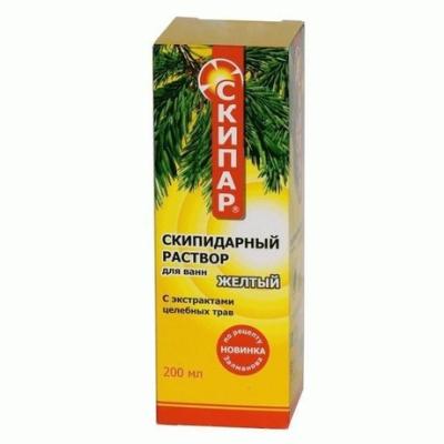 Набор косметический СКИПАР терапевтический раствор скипидарный желтый 1л для ванн НТВ-01