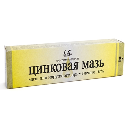 ЦИНКОВАЯ МАЗЬ мазь для наружного применения 10% x 25г №1 фото в интернет-аптеке "Фармсервис" ЦИНКОВАЯ МАЗЬ мазь для наружного применения 10% x 25г №1 фото в интернет-аптеке "Фармсервис"