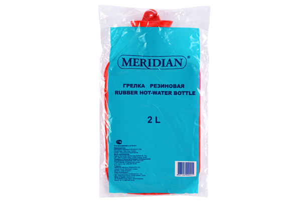 Грелка MERIDIAN резиновая 2л фото в интернет-аптеке "Фармсервис"