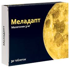 Меладапт таблетки, покрытые плёночной оболочкой 3мг №60 фото в интернет-аптеке "Фармсервис"