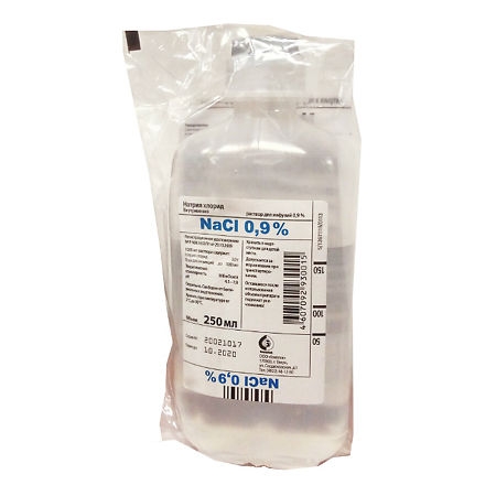 НАТРИЯ ХЛОРИД раствор для инфузий 0.9% x 250мл №10 фото в интернет-аптеке "Фармсервис" НАТРИЯ ХЛОРИД раствор для инфузий 0.9% x 250мл №10 фото в интернет-аптеке "Фармсервис"