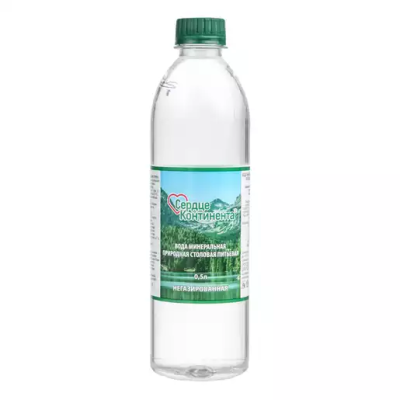 Вода минеральная ЕССЕНТУКСКАЯ ГОРНАЯ Сердце континента 0,5л (негазированная)