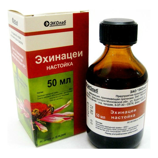 Эхинацеи настойка настойка 200г/1000мл x 50мл №1 фото в интернет-аптеке "Фармсервис"