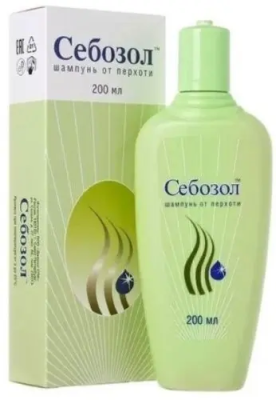 Себозол флакон (шампунь от перхоти) 1% 200мл Себозол флакон (шампунь от перхоти) 1% 200мл