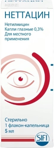 Неттацин капли глазные 0.3% x 5мл №1 фото в интернет-аптеке "Фармсервис"