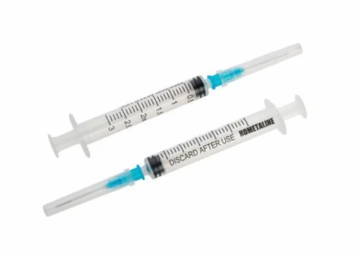 Шприц одноразовый с иглой 2мл (3-х комп.) (игла 0,6х25) №1 фото в интернет-аптеке "Фармсервис"