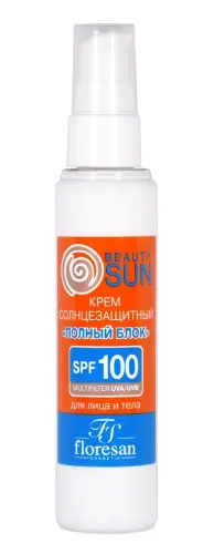 Крем Beauty Sun солнцезащитный SPF100 Полный блок 75мл (Ф-285) фото в интернет-аптеке "Фармсервис"