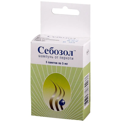 Себозол пакет (шампунь) 5мл №5 Себозол пакет (шампунь) 5мл №5