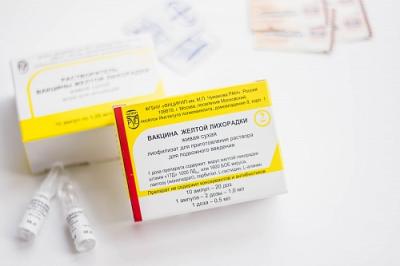 Вакцина желтой лихорадки живая сухая лиофилизат для приготовления раствора для подкожного введения 0.5мл/доза x 2доза №5 фото в интернет-аптеке "Фармсервис"