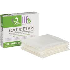 Салфетки New Life стерильные 7,5см х 7,5см №10 (8 сложений) в индивидуальной упаковке фото в интернет-аптеке "Фармсервис"
