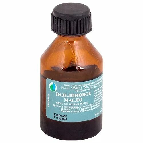 Вазелиновое масло масло для приёма внутрь 25мл №1 фото в интернет-аптеке "Фармсервис"