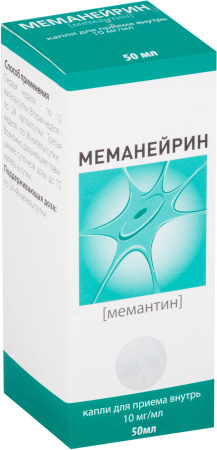 Меманейрин капли для приёма внутрь 10мг/мл x 50мл №1 фото в интернет-аптеке "Фармсервис"