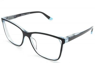 Очки AIRSTYLE корригирующие пластик (арт. KC-21025) черно/голубой