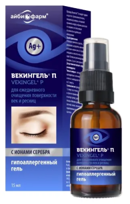 Векингель П гель для очищения век и ресниц 15мл фото в интернет-аптеке "Фармсервис"