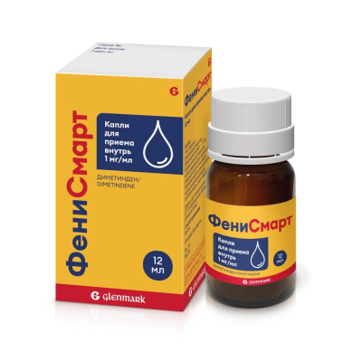 Фенисмарт капли для приема внутрь 1мг/мл 12мл №1 фото в интернет-аптеке "Фармсервис" Фенисмарт капли для приема внутрь 1мг/мл 12мл №1 фото в интернет-аптеке "Фармсервис"