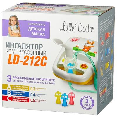 Ингалятор LD-212C компрессорный (желт.) Ингалятор LD-212C компрессорный (желт.)