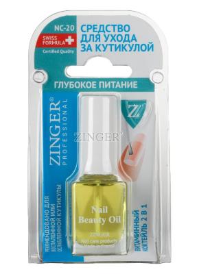 Лак для ногтей ZINGER NC20 витаминный коктейль для ухода за кутикулой и поверхностью ногтя 12мл фото в интернет-аптеке "Фармсервис"