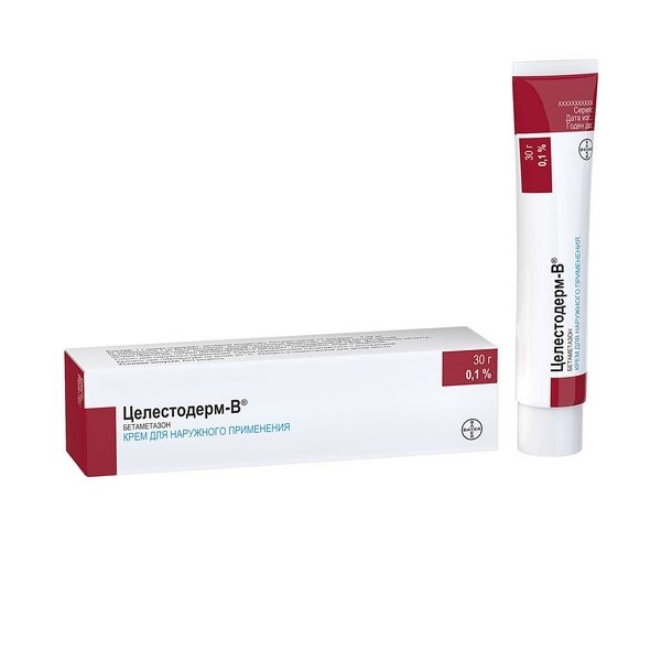 Целестодерм-В крем для наружного применения 0.1% x 30г №1 фото в интернет-аптеке "Фармсервис"