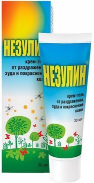 Незулин крем-гель против зуда и раздражения при крапивнице 30мл фото в интернет-аптеке "Фармсервис"
