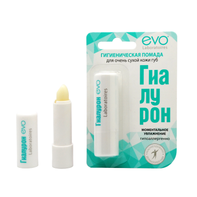 Помада для губ ГИАЛУРОН EVO гигиеническая 2,8г фото в интернет-аптеке "Фармсервис"