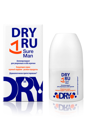 Дезодорант ДРАЙ РУ ШУЭ МЕН антиперспирант для уверенных в себе мужчин ролл-он 50мл