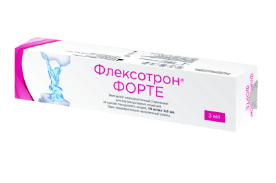 Флексотрон форте шприц имплантат вязкоэласт. стер. д/внутрисуст. инъекции 10мг/мл 3мл Флексотрон форте шприц имплантат вязкоэласт. стер. д/внутрисуст. инъекции 10мг/мл 3мл