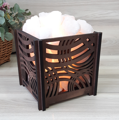 Светильник соляной Корзина Спираль 1,8кг фото в интернет-аптеке "Фармсервис"