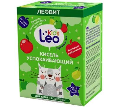 Кисель ЛЕОВИТ LEO KIDS успокаивающий 12г №5 фото в интернет-аптеке "Фармсервис"