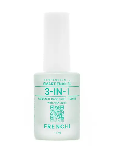 Лак для ногтей Умная Эмаль 3 в 1 основа + укрепитель + покрытие с экстр. женьшеня 11мл фото в интернет-аптеке "Фармсервис"